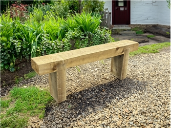 Rustic Sleeper Bench (1200mm)