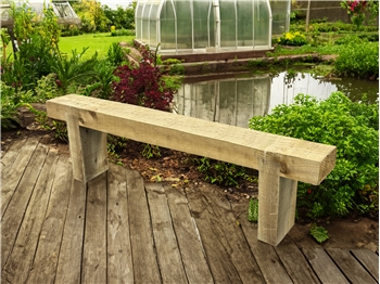 Rustic Sleeper Bench (1500mm)