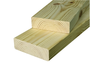 Green - Treated Planed Round Edge Timber (150mm x 50mm)