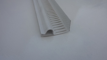 2440mm Soffit Vent Strip - White (10mm)