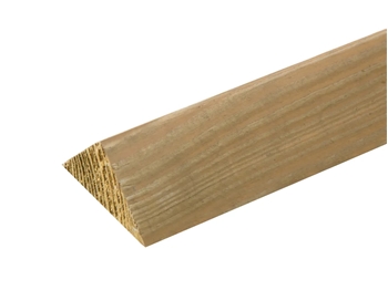 Cut To Size - Timber Tilt Fillet / Arris Rail (47mm x 47mm)
