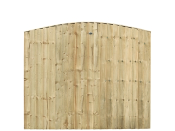  Arched Strong Board 2025 Fence Panel (6ft x 5ft / 5ft 6")