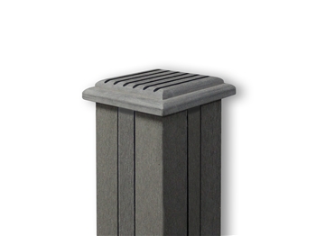 Evolution Fence™ Grey Composite Fence Post Cap