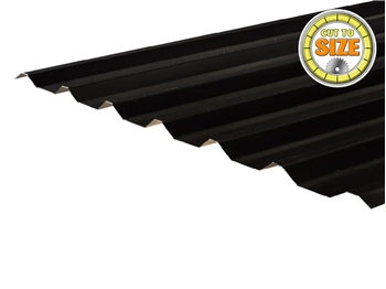 Polyester Coated Black Box Profile Sheet 0.7mm (Exact Cut)