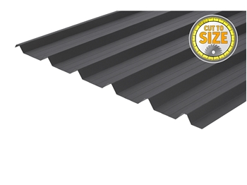 Polyester Coated Anthracite Box Profile Sheet 0.5mm (Exact Cut)