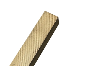 Green - Ribbed Fence Posts 4"x4" (2400mm)