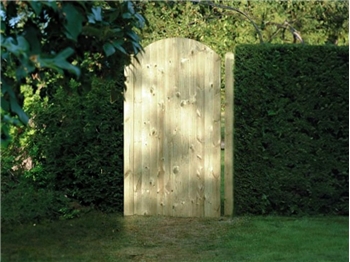 Tongue & Groove Arched Gate (0.9m x 1.8m)