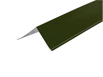 Poly Coated Angled Ridge Juniper Green (90° - 200mm x 200mm x 3000mm)