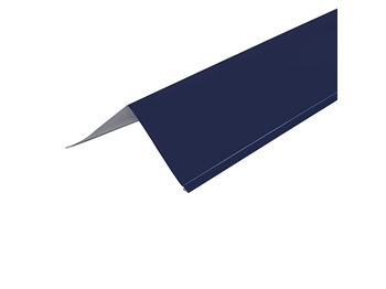 Poly Coated Angled Ridge Slate Blue (120° - 200mm x 200mm x 3000mm)