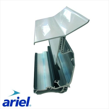 White Polycarbonate Self Supporting Wall Plate (3000mm)