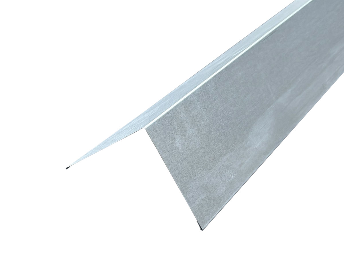 Galvanised Angled Ridge (130° - 200mm x 200mm x 2500mm)