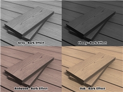 Sample Pack - RealGroove™ Bark Effect Solid Composite Decking (146mm x 22mm)
