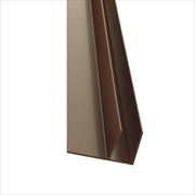 Brown 25mm Polycarbonate Side Flashing (4000mm)