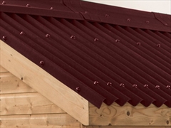 Red Onduline Bitumen Roof Sheets